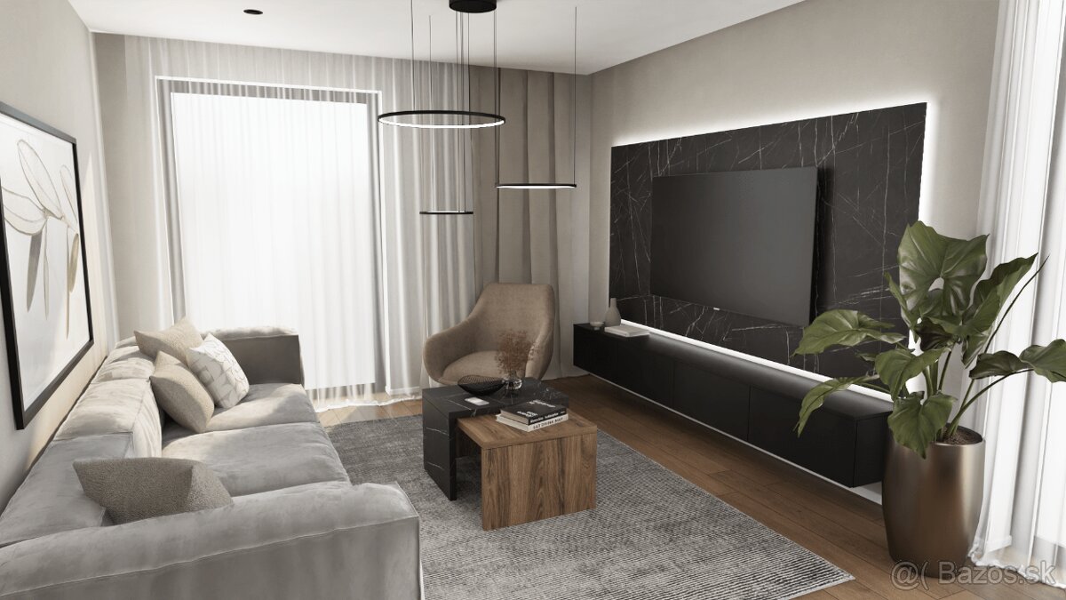 3-izbový byt,D 22 ,APARTMÁNY BOJNICE - APARTMÁNY POD ZÁMKOM