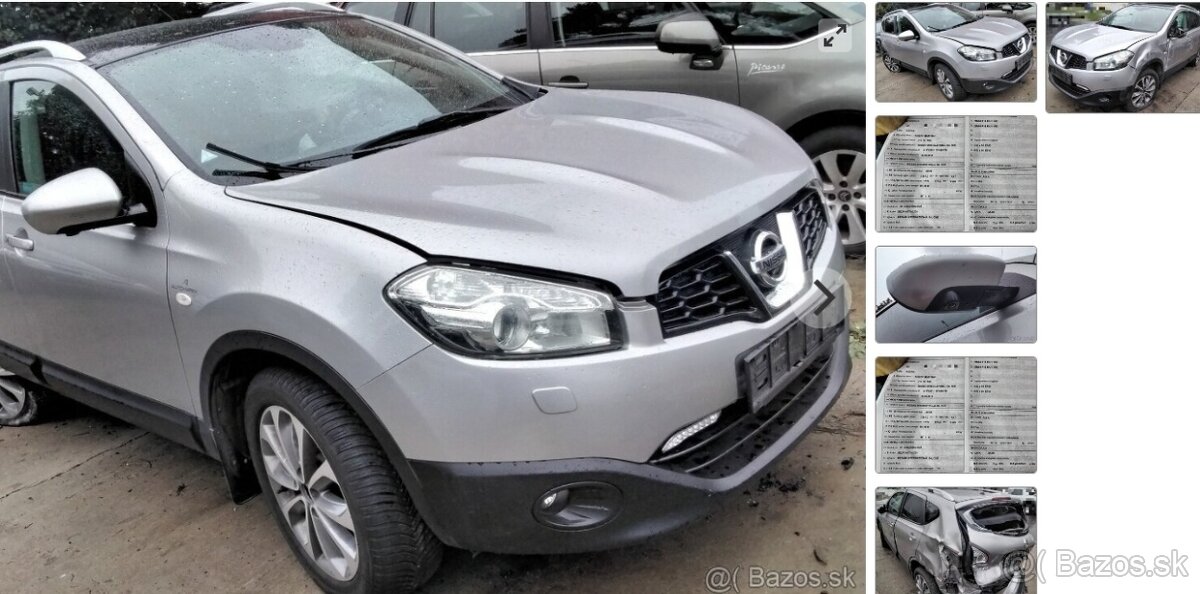 predám MOTOR MR20 Nissan Qashqai 2.0 2013 BENZÍN 4X4, AIRBAG