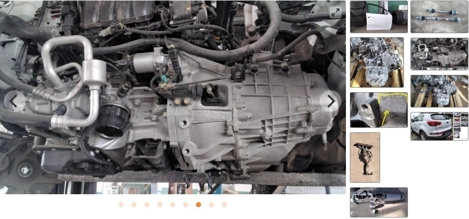 KIA SPORTAGE 1.6 GDI 2015 predám motor G4FD HYUNDAI VELOSTE