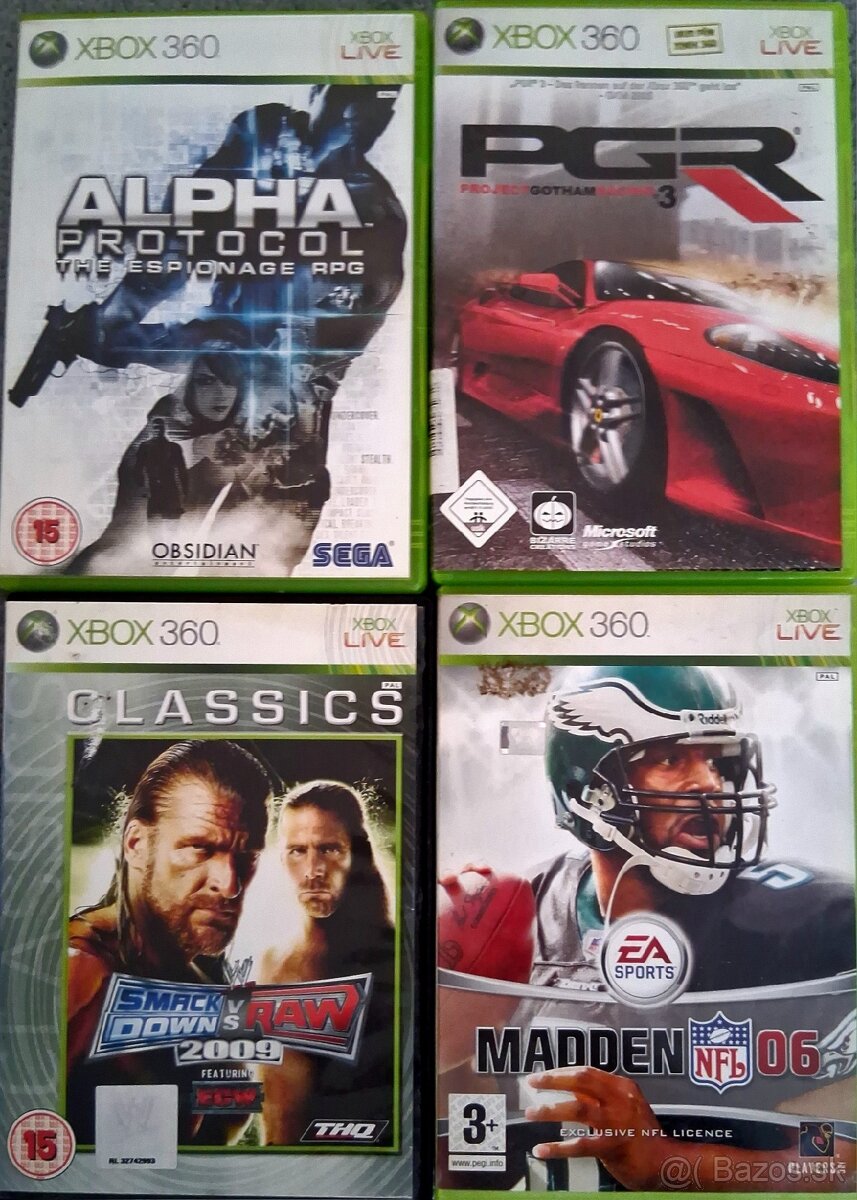 Hry na Xbox360 (Pozri moje ďalšie inzeráty)