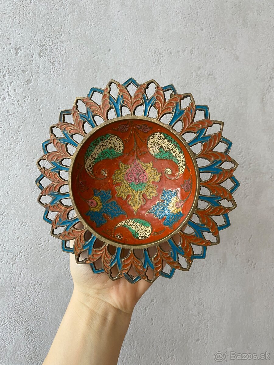 Vintage indická handmade miska 70. roky