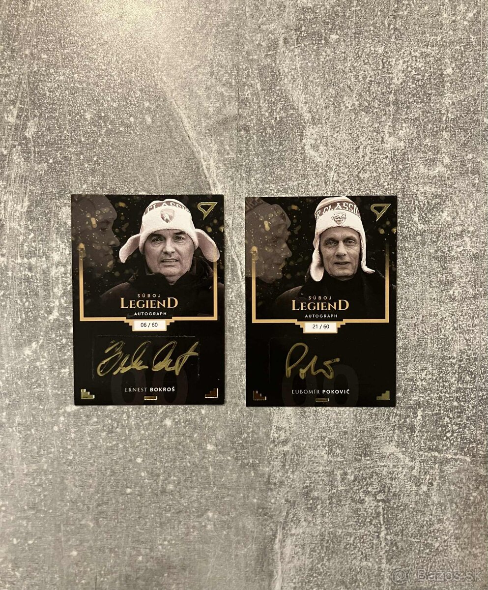 Hokejové kartičky podpísané TIPOS EXTRALIGA + repre