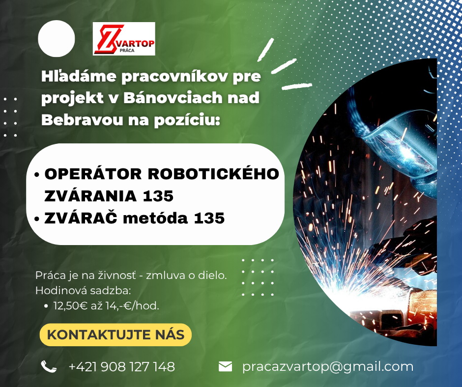 Robotické zváranie / zvárač 135