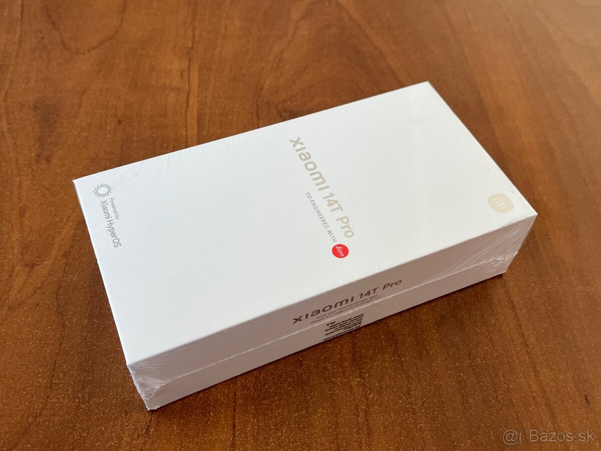 Nový Xiaomi 14T Pro 12GB / 512GB Titan Black + Záruka
