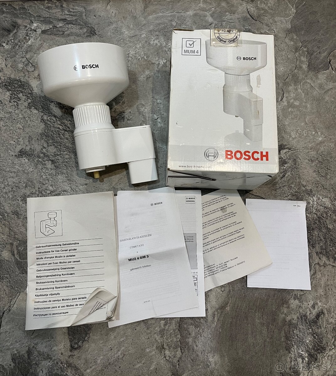 Drvič obilia Bosch MUZ4GM3 mum4 pre kuchynský robot