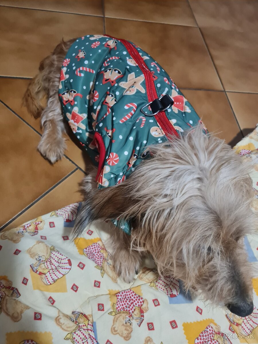 Vianočná bunda pre psíka