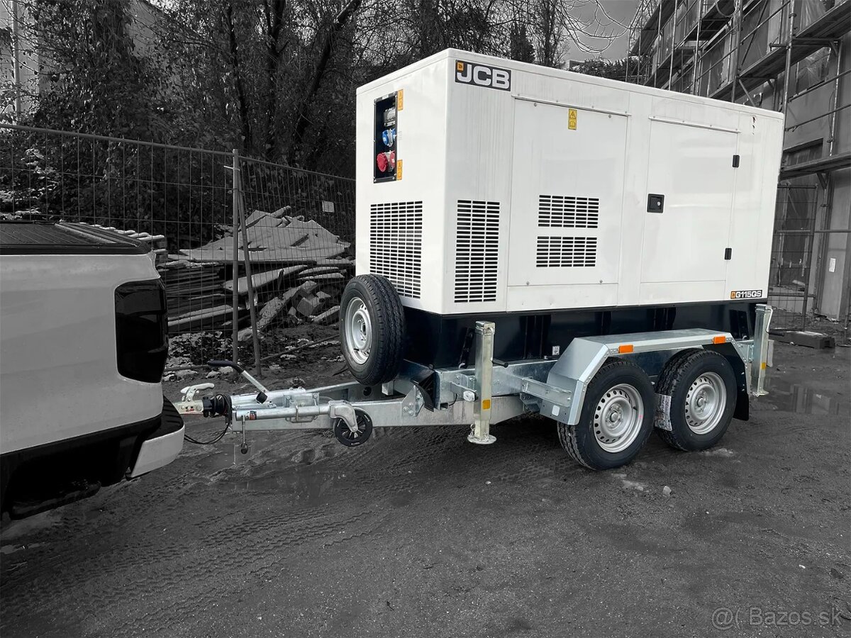 Elektrocentrála JCB 115 kVA na prenájom