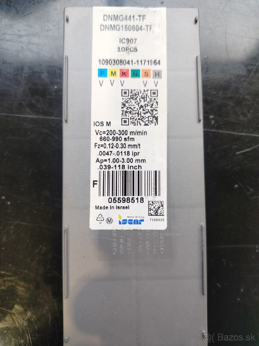 Rezné doštičky DNMG150604-TF IC907
