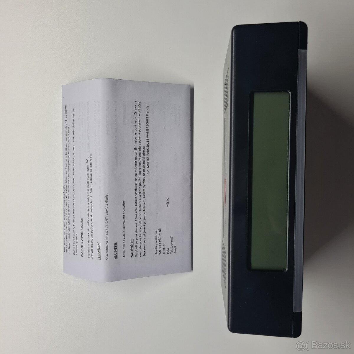 Digitálny alarm / budík - ATLAS FOR MEN