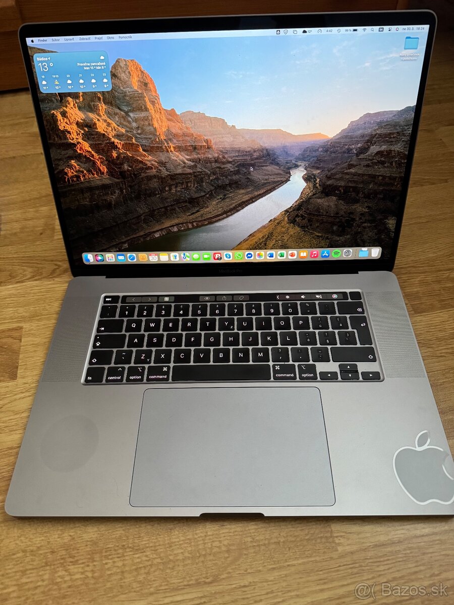 MacBook Pro 16 (2019), Intel Core I7, 16 GB RAM, 512 SSD