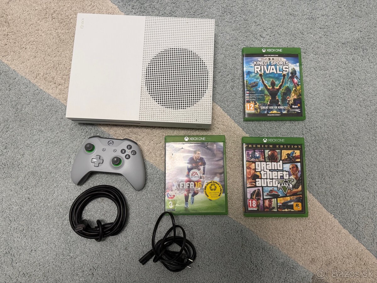 XBOX ONE S 1TB + KRABICA/HRY‼️AKO NOVÉ‼️