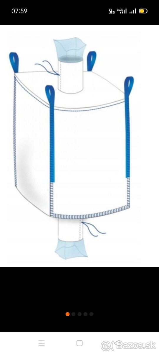 Predám big bag 1000kg