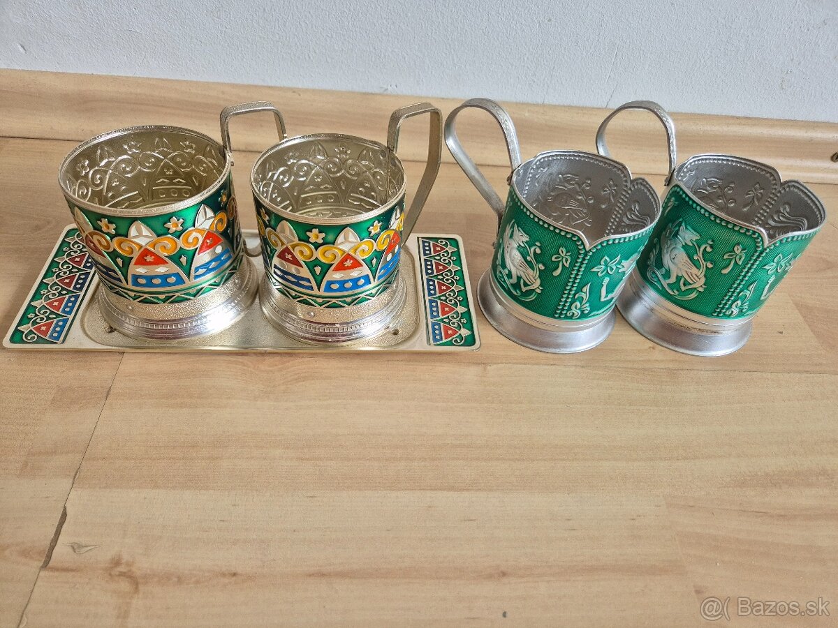 Predám ozdobné násady na poháre z alpaky