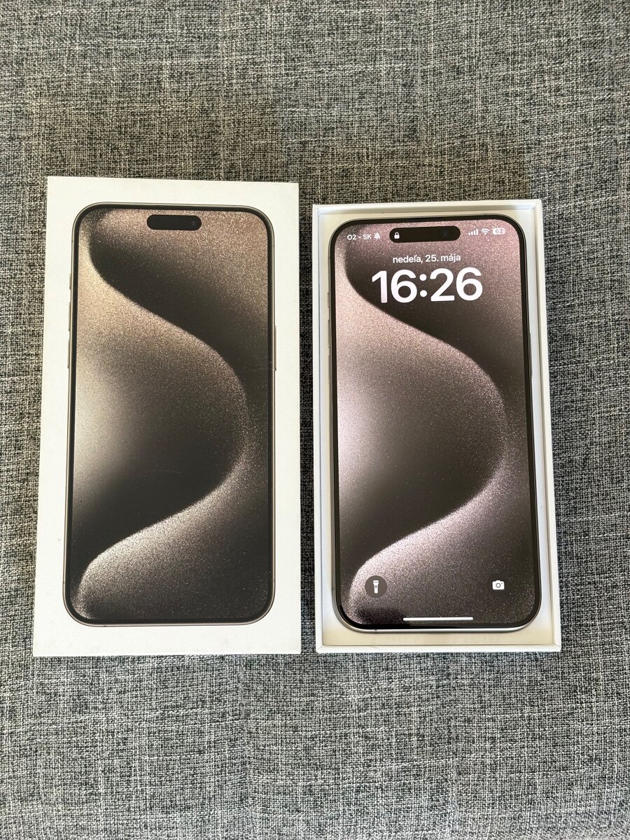 iPhone 15 Pro Max 256 GB – Top stav + príslušenstvo