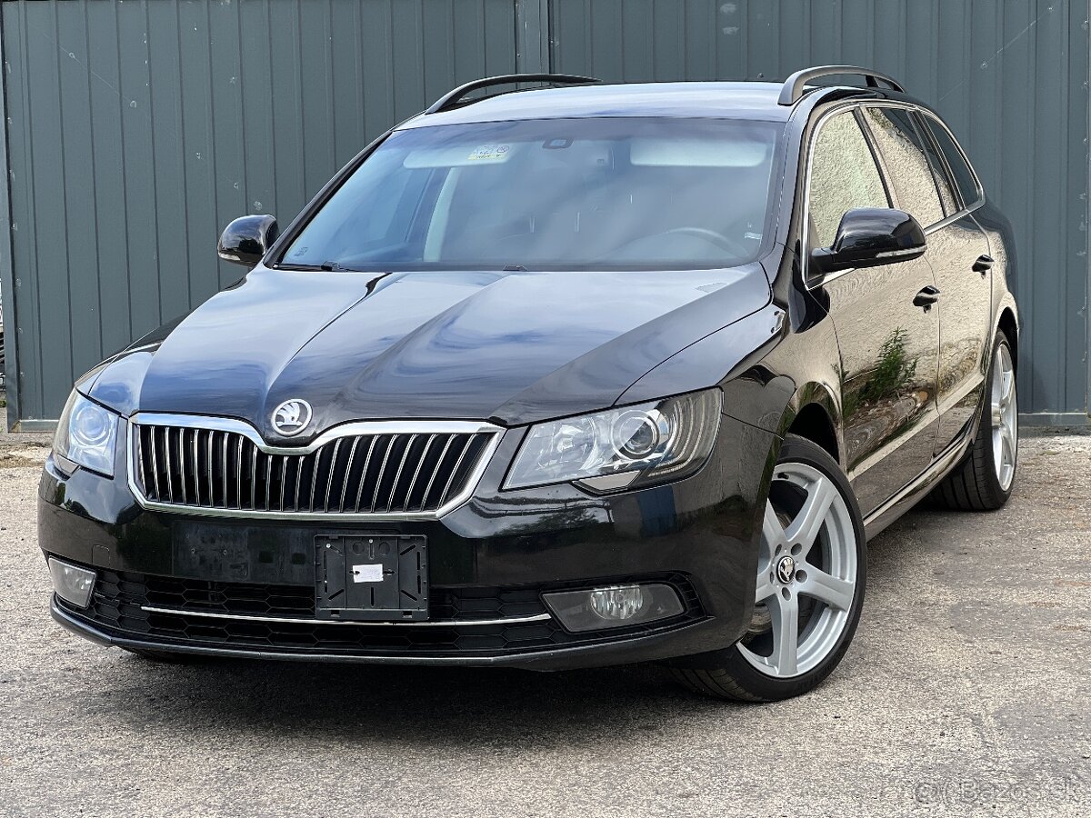 Škoda Superb combi 2 facelift 2.0 TDi dsg 140 koni 2015 koža