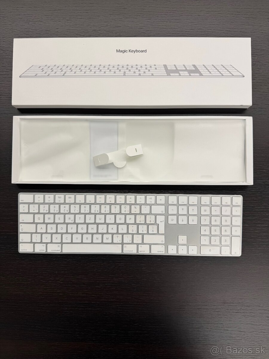 Apple Magic Keyboard s numerickou klávesnicou – SK rozloženi