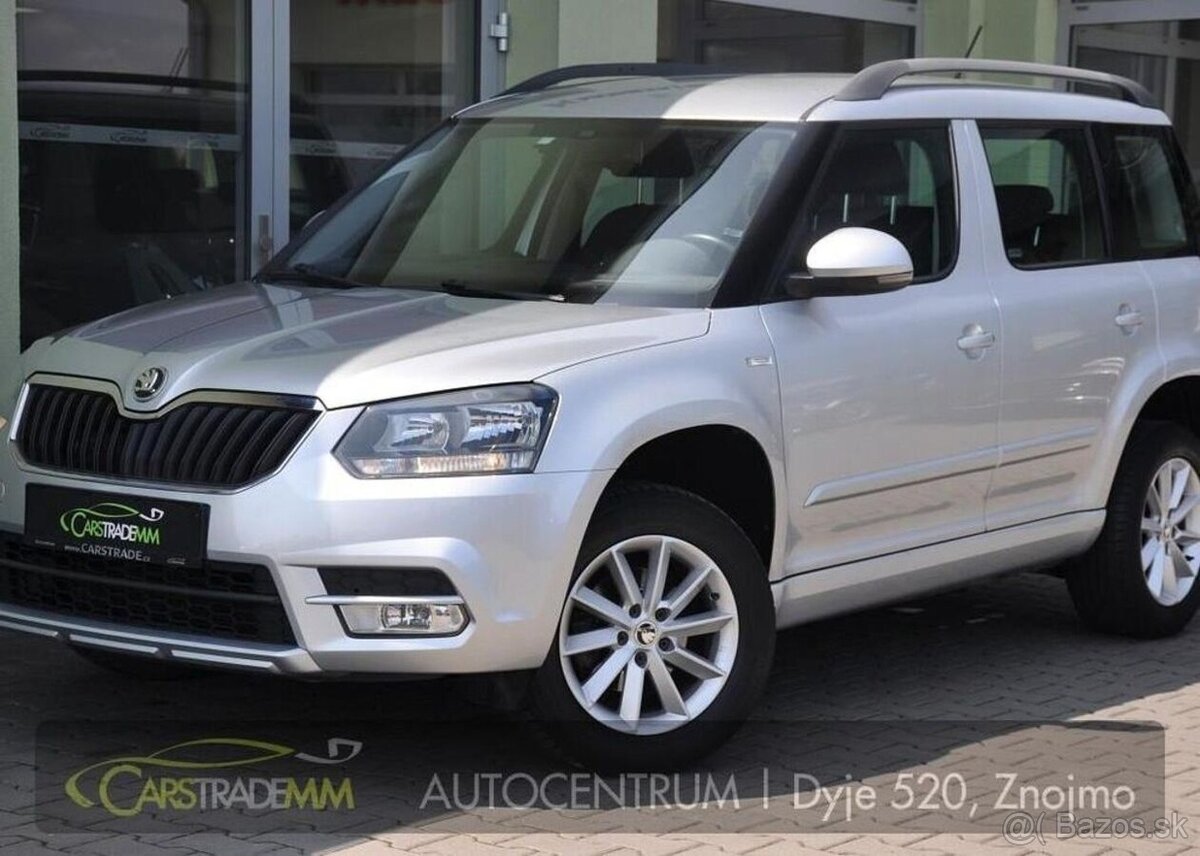 Škoda Yeti 1.2TSi 81kW 2xKOLA AUT A/C ČR 81 kw