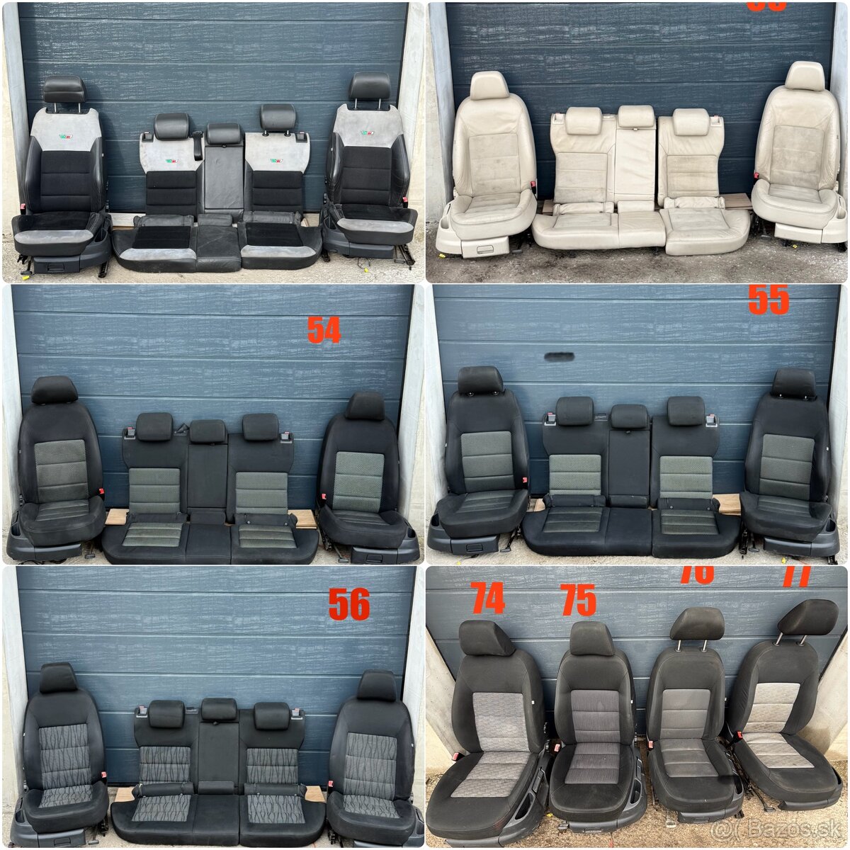 Predám sedadla Škoda Octavia 2 viac ks info v inzeráte