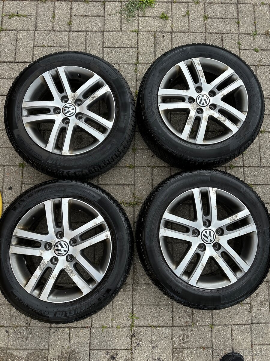 📢 Originálne disky Volkswagen Atlanta R16 + Michelin clima