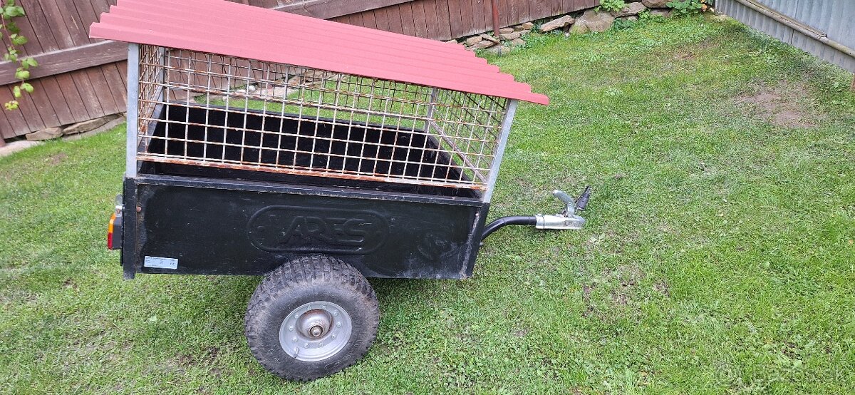 Prívesný vozik za štvorkolku