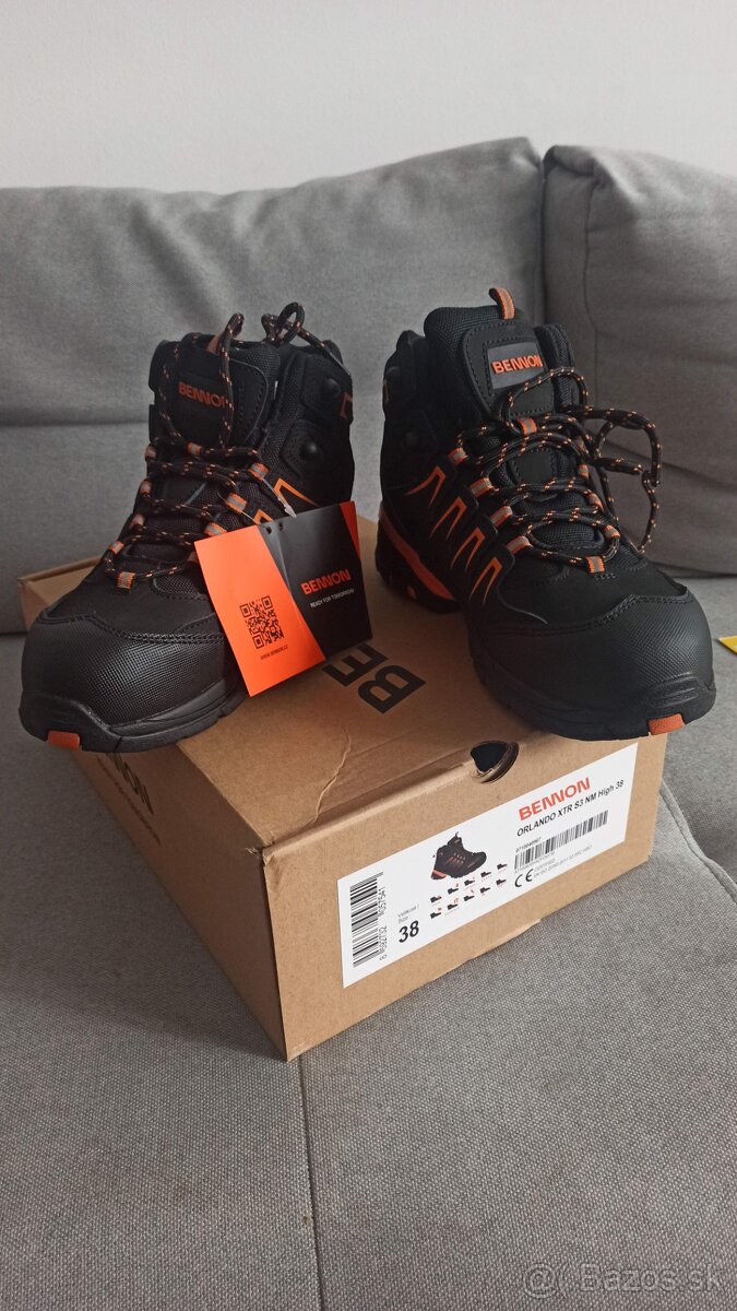 Pracovná bezpečnostná obuv vel. 38