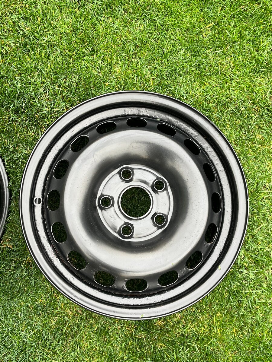 Predám plechové disky 5x112 R 15