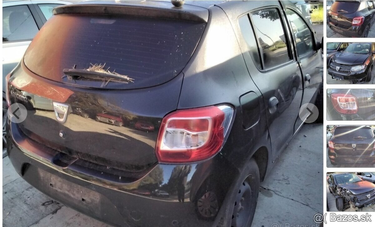 DACIA SANDERO 1.5 dCi 2012 predám TRYSKY 0445110484, MOTOR K