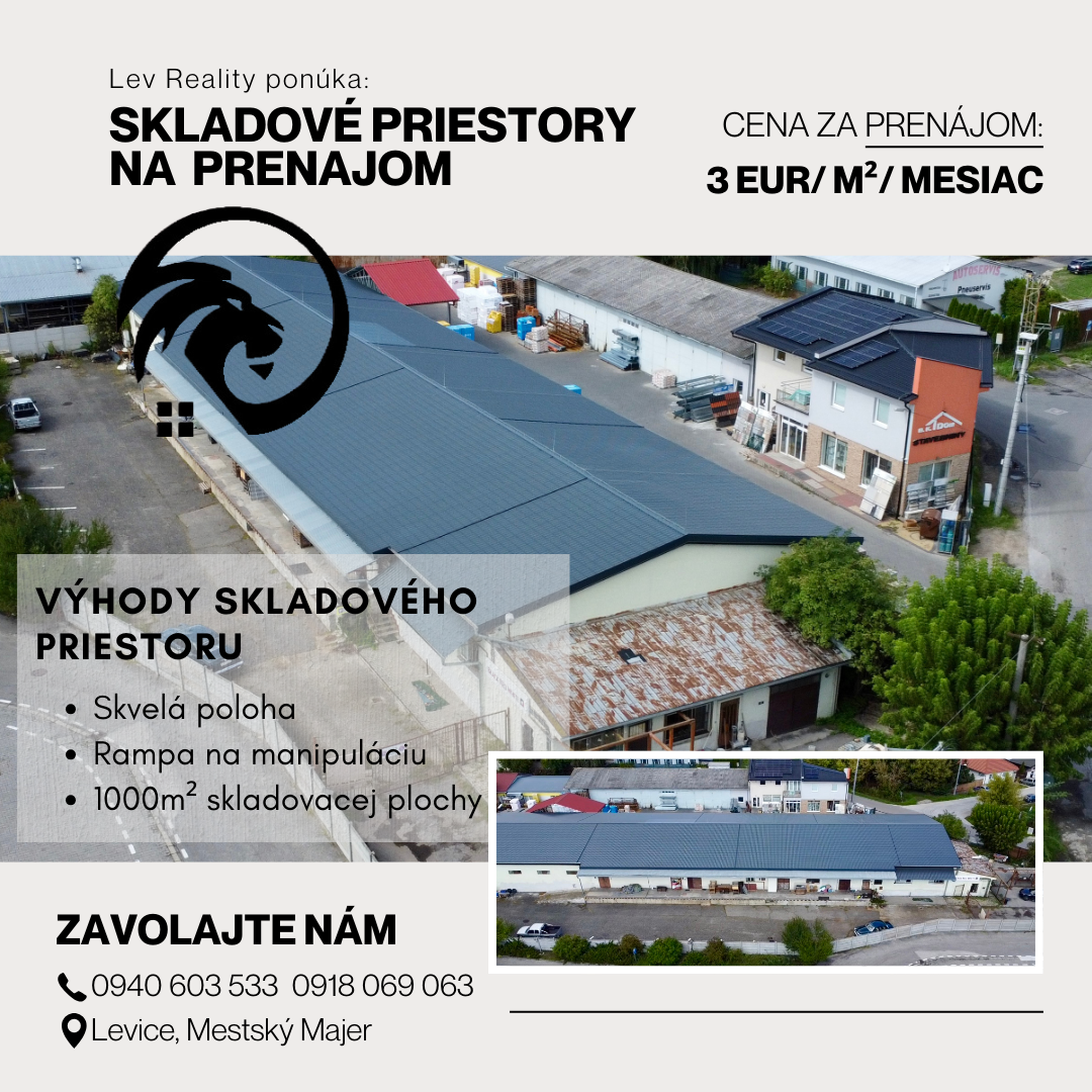 Skladový priestor v kľúčovej lokalite s nakladacou rampou