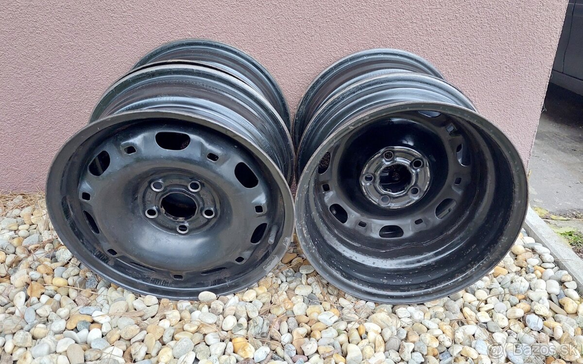 Predám sadu plechových diskov KFZ 6Jx14 5x100