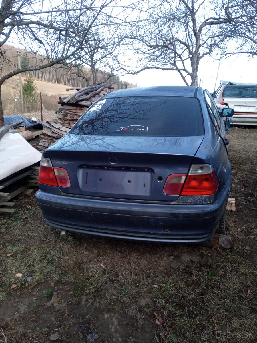Predám BMW E46 320d alebo rozpredám