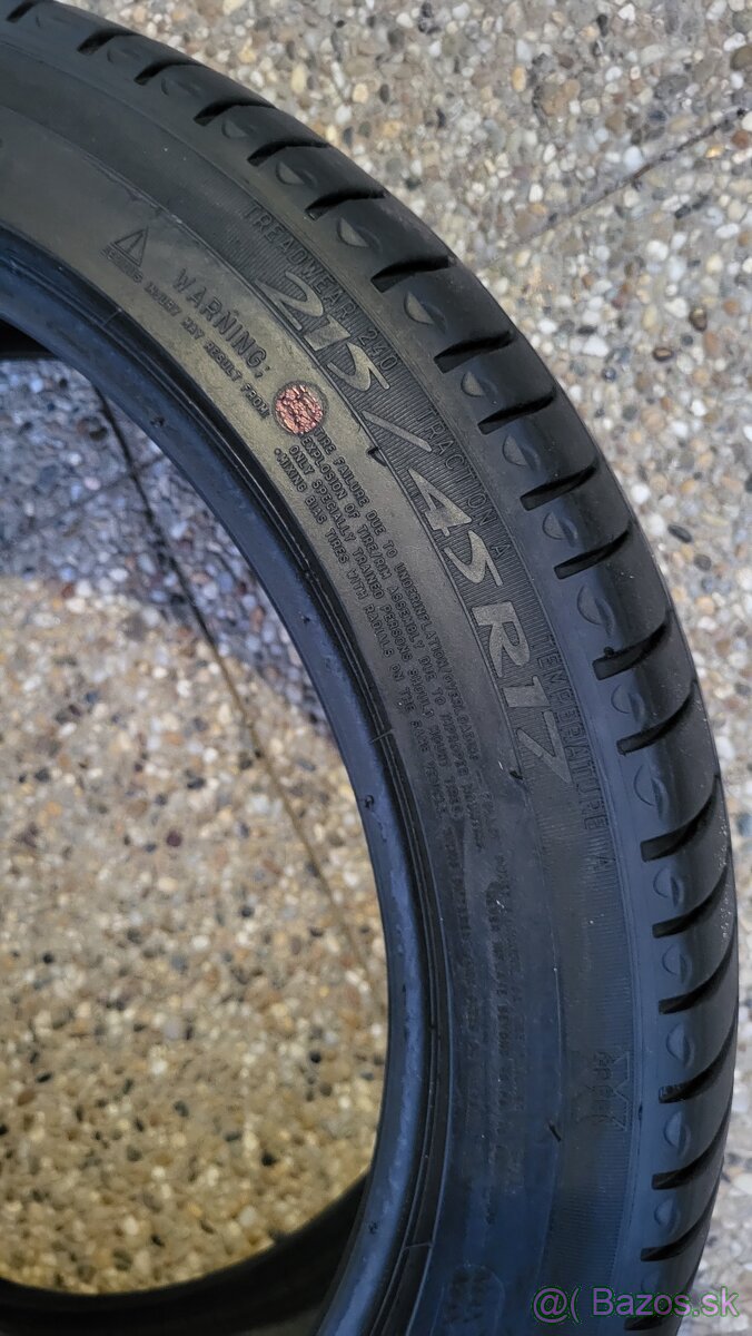 Pneumatiky Michelin Primacy HP 215 45 r17 ,Toyota corolla