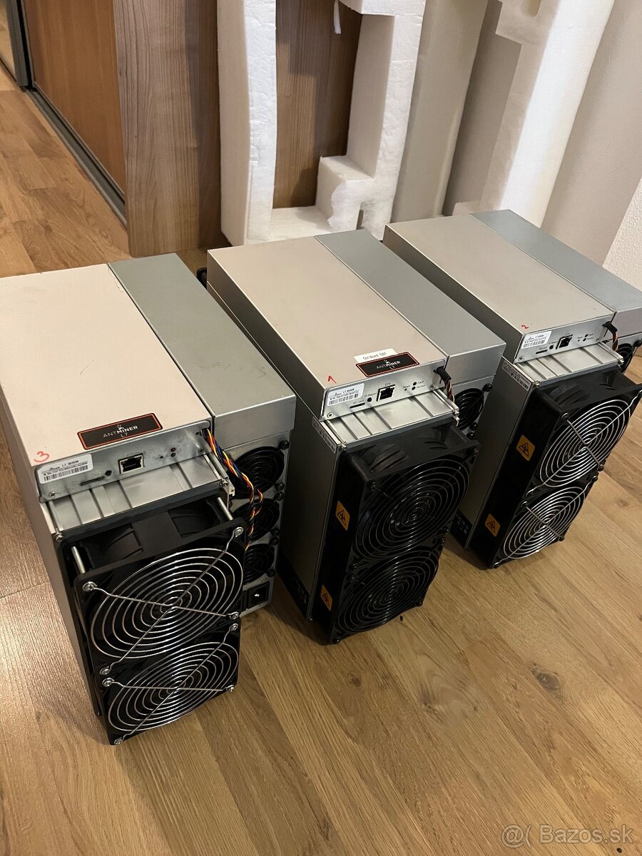 Asic Ant_miner L7 9050 3ks cena spolu
