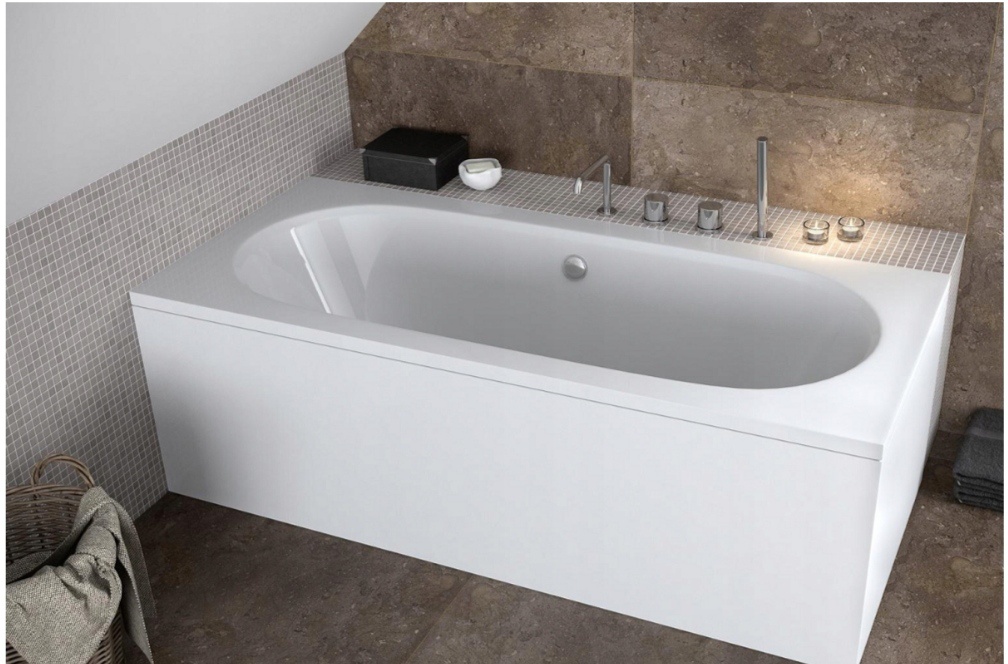 Vaňa Besco Vitae 180x80 cm+nohy+sifón+plášť AKRYLÁT