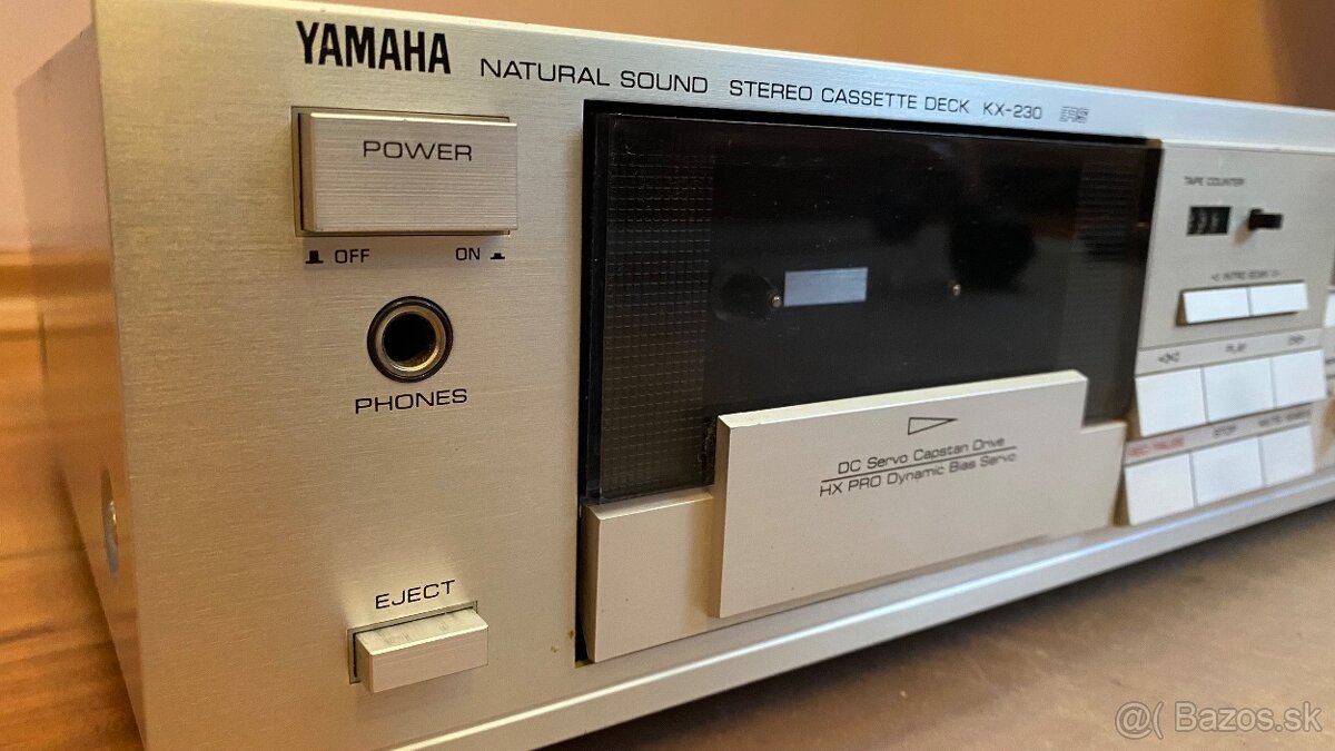 Yamaha KX-230 – kazetový deck (plne funkčný)