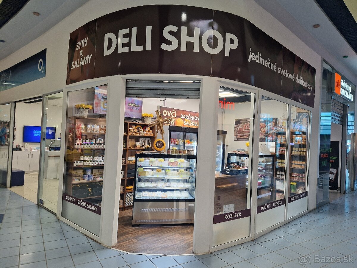 Predavačka v predajni syrov a salám DELI SHOP DUBEŇ ŽILINA