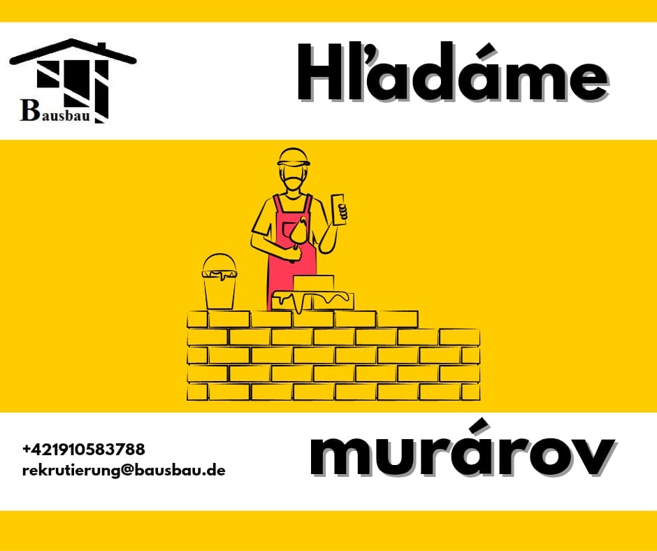 Hľadáme 4 murárov / betonárov Langerwehe Nemecko