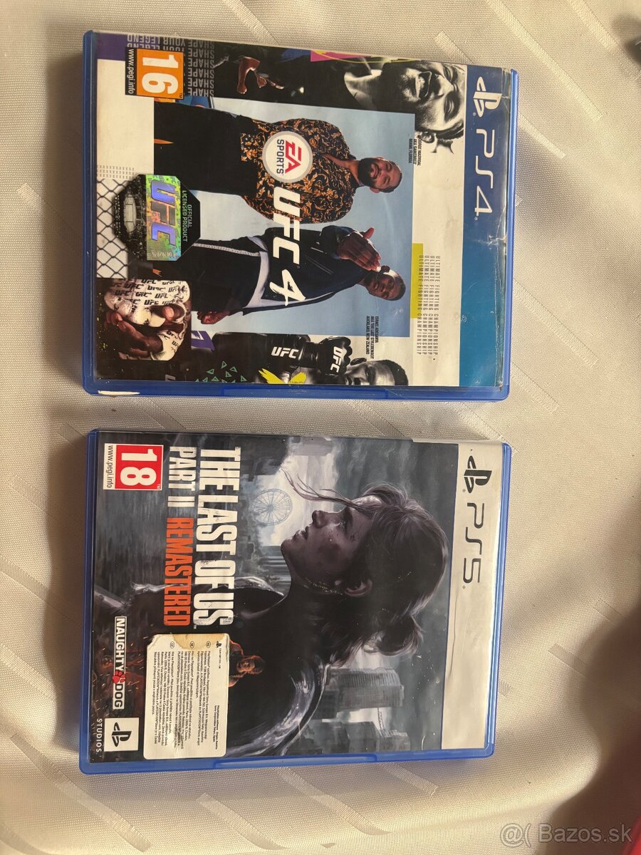The Last of Us part 2 PS5 / UFC 4 ps4