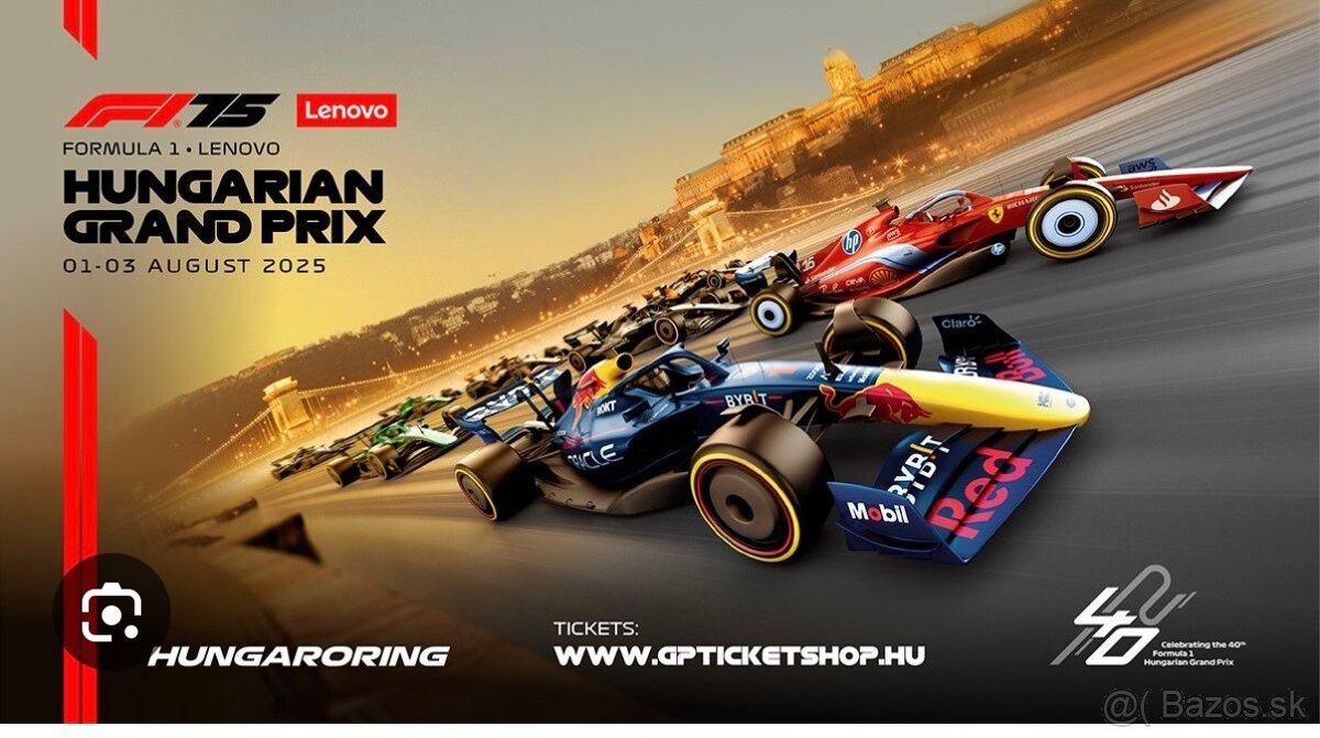 Kúpim 2 listky na F1 Hungaroring - General admission