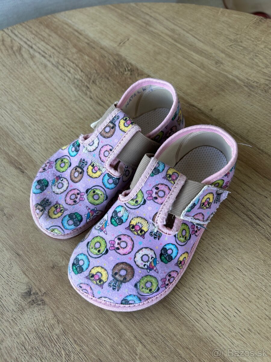 Detské Barefoot papuče Pegres veľ. 27