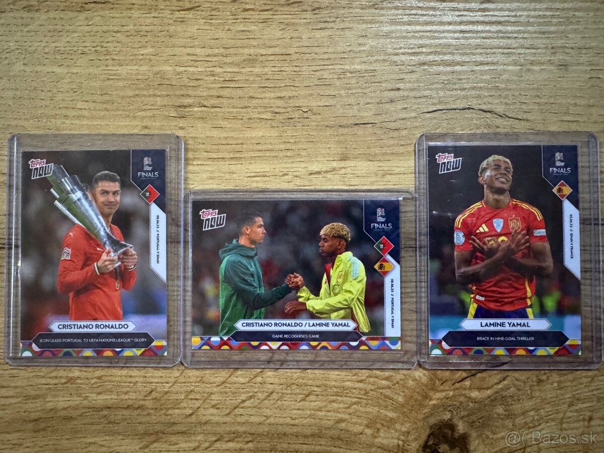 Futbalové kartičky Topps Now