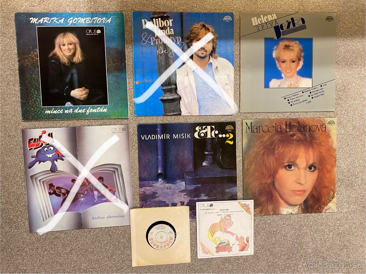 Mix veľkých a malých platní spolu za 20€