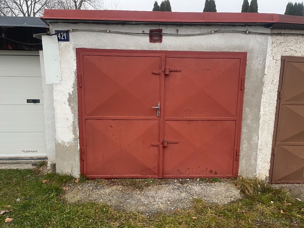 Predám garáž Poprad - Západ - výborná ako investícia
