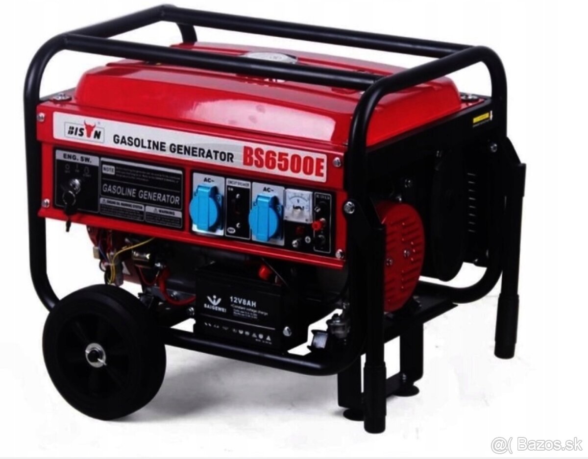 Benzínová elektrocentala Bisom 5.5kW