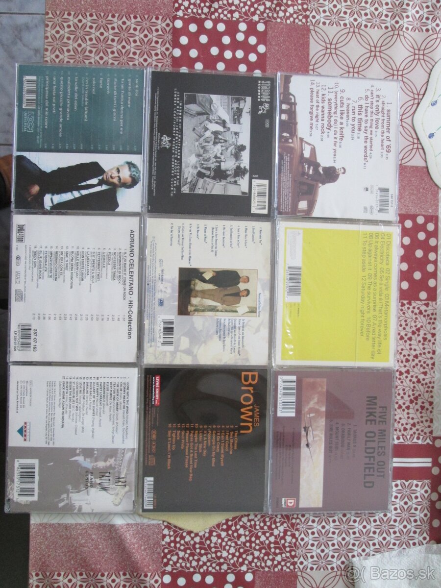 CD - rock, pop - nové plastové obaly, - Bardejov | Bazoš.sk