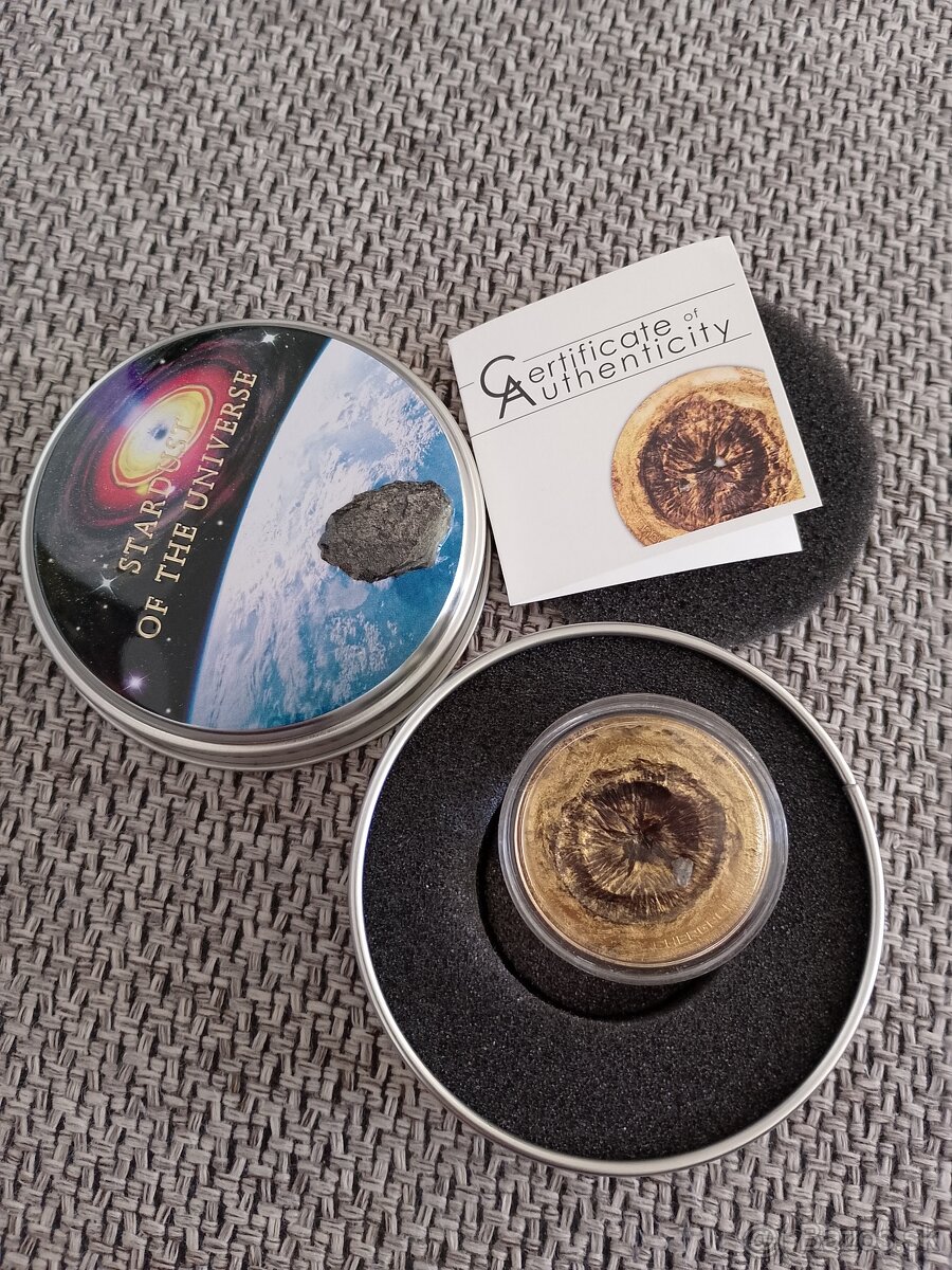 Strieborná minca Chergach Meteorite 2017 (1/2 oz)