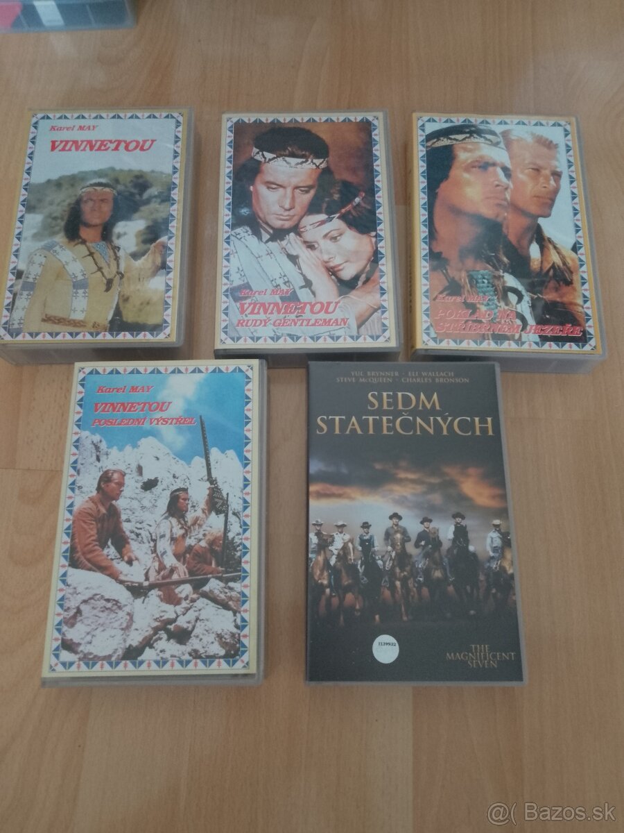 Predám VHS kazety-Vinnetou