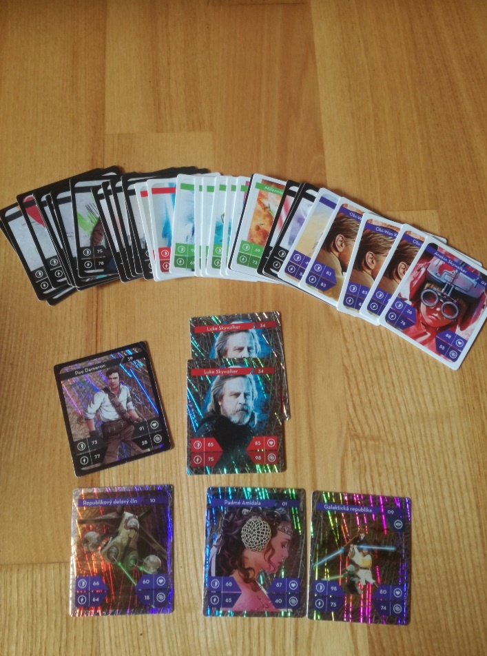 Srar Wars kartičky
