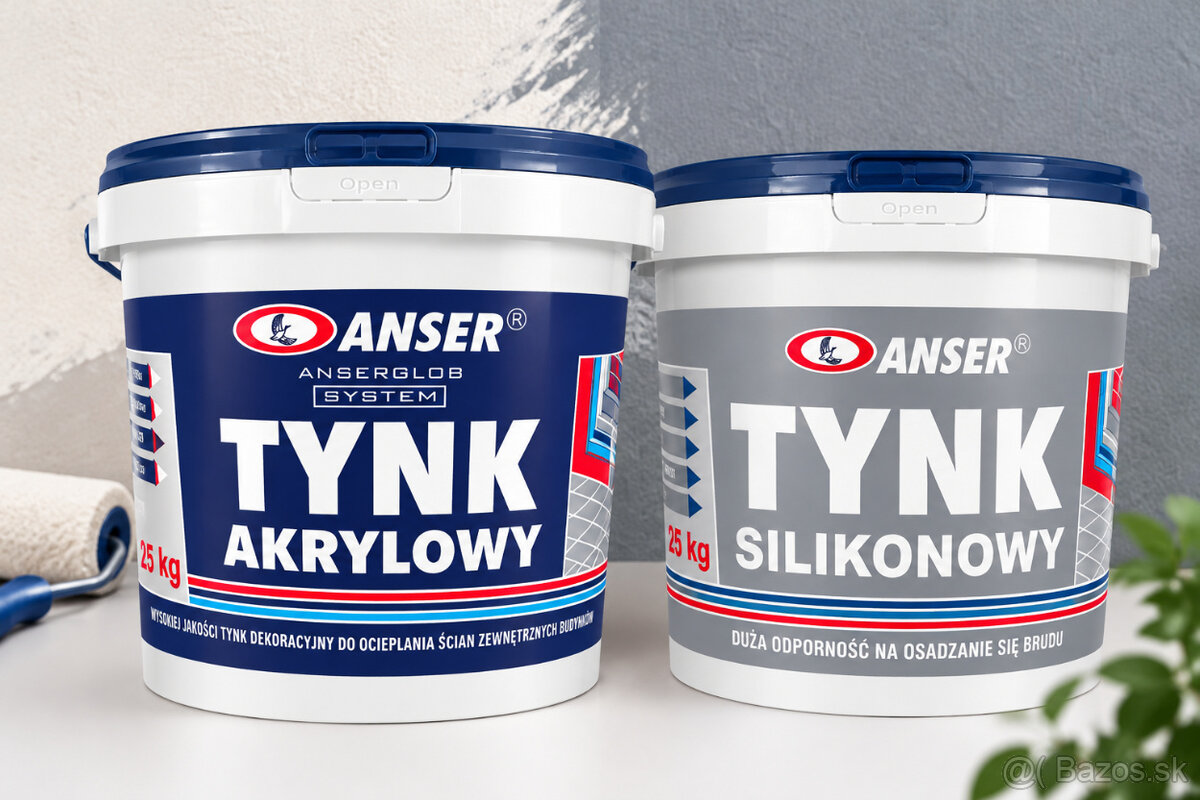 Akrylátová fasáda – 25 kg / 20 €