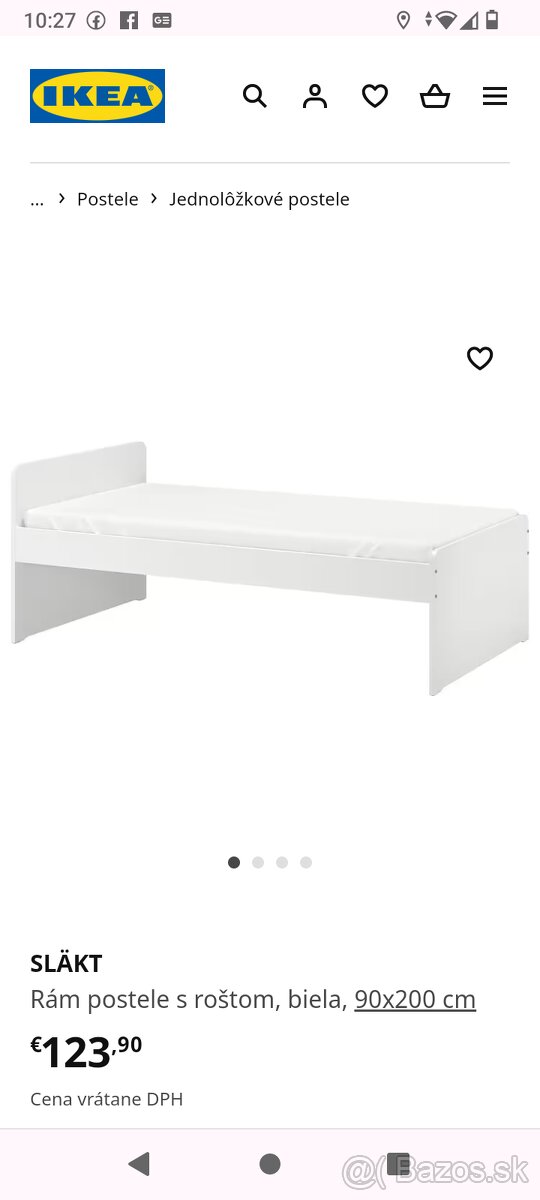 Posteľ Ikea