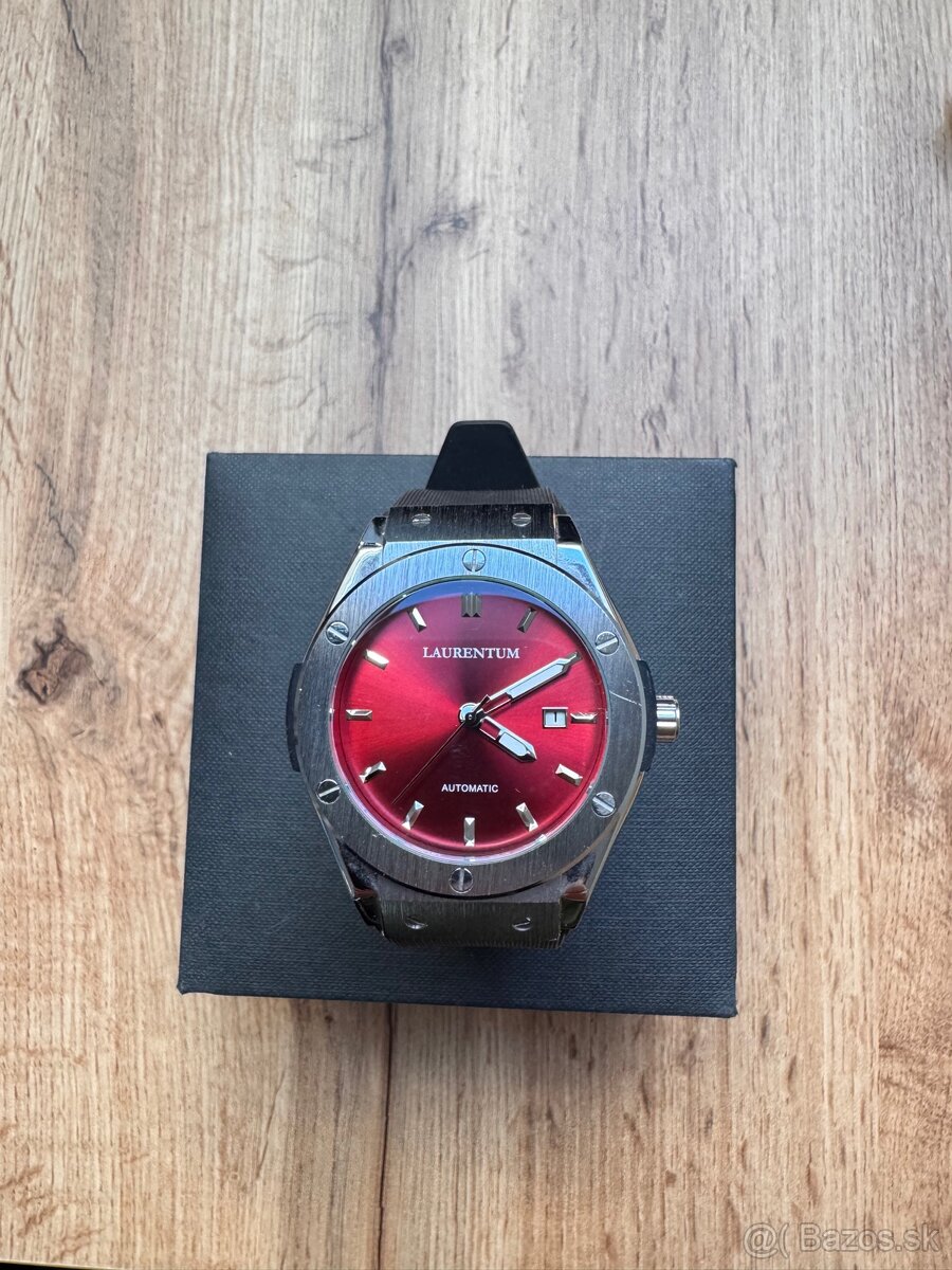 Hodinky Laurentum Steel & Red